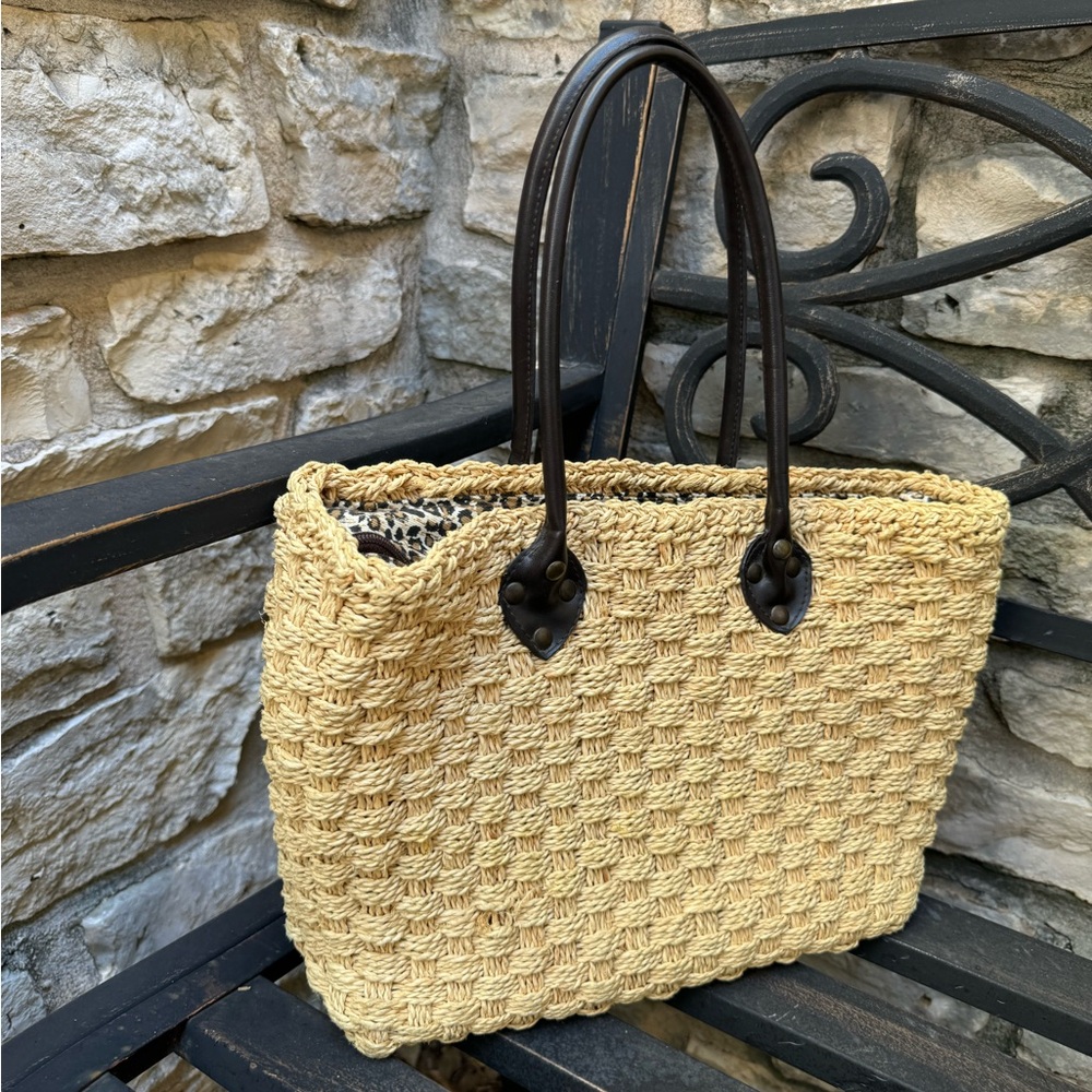 Woven Basket Mini Bag